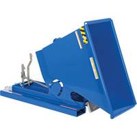 Self-Dumping Hopper, Steel, 1/3 cu.yd., Blue Distribution Élite MP