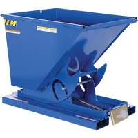Self-Dumping Hopper, Steel, 1/2 cu.yd., Blue Distribution Élite MP