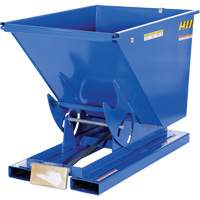 Self-Dumping Hopper, Steel, 1/2 cu.yd., Blue Distribution Élite MP