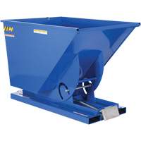 Self-Dumping Hopper, Steel, 1-1/2 cu.yd., Blue Distribution Élite MP