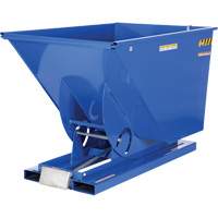 Self-Dumping Hopper, Steel, 1-1/2 cu.yd., Blue Distribution Élite MP