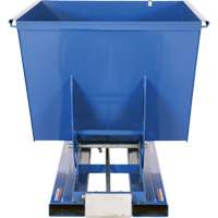 Self-Dumping Hopper, Steel, 1-1/2 cu.yd., Blue Distribution Élite MP