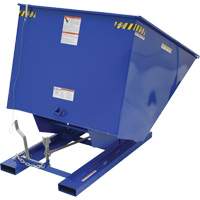 Self-Dumping Hopper, Steel, 2 cu.yd., Blue Distribution Élite MP