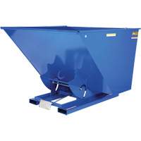 Self-Dumping Hopper, Steel, 2-1/2 cu.yd., Blue Distribution Élite MP