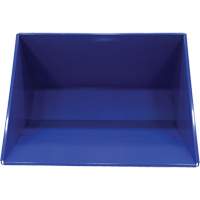 Self-Dumping Hopper, Steel, 3 cu.yd., Blue Distribution Élite MP