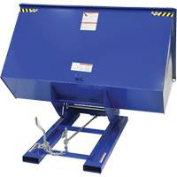 Self-Dumping Hopper, Steel, 3 cu.yd., Blue Distribution Élite MP
