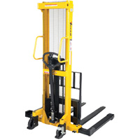 Manual Hydraulic Stacker, Hand Pump Operated, 2000 lbs. Capacity, 35" Max Lift Distribution Élite MP