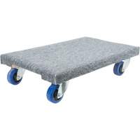 Socles roulants en bois franc pour usage moyen, Roues en Polyol&eacute;fine, Capacit&eacute; de 900 lb, 18" la x 24" p x 7" h Distribution Élite MP