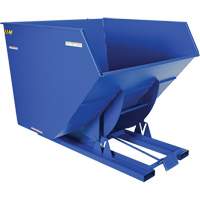 Self-Dumping Hopper, Steel, 4 cu.yd., Blue Distribution Élite MP
