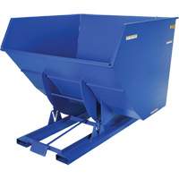 Self-Dumping Hopper, Steel, 4 cu.yd., Blue Distribution Élite MP