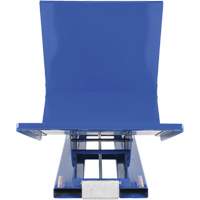 Open Sided Hopper, Steel, 1 cu.yd., Blue Distribution Élite MP