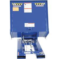 Open Sided Hopper, Steel, 1 cu.yd., Blue Distribution Élite MP