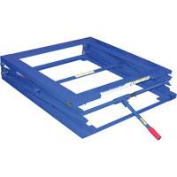 Support de palette ajustable, 42-1/2" lo x 40" la, Capacit&eacute; 5000 lb Distribution Élite MP