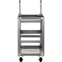 Stockpicker Truck, Aluminum, 21-7/8" W x 40" D, 3 Shelves, 660 lbs. Capacity Distribution Élite MP