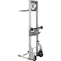 Appareil de levage portatif en aluminium, M&eacute;canisme Pompe au pied, Capacit&eacute; de 200 lb, Levage max de 61" Distribution Élite MP