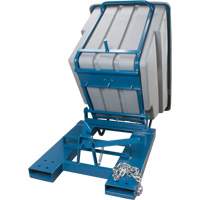 Conteneurs autobasculeurs, Poly&eacute;thyl&egrave;ne, 1-1/10 vg(3), Gris Distribution Élite MP