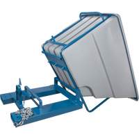 Conteneurs autobasculeurs, Poly&eacute;thyl&egrave;ne, 1-1/10 vg(3), Gris Distribution Élite MP