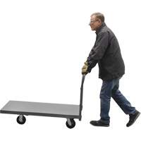 Platform Truck, 48" L x 24" W, 2000 lbs. Capacity, Rubber Casters Distribution Élite MP