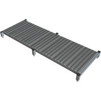 Adjustable Height One-Step Work Platform, 24" W x 71" D, 800 lbs. Capacity, All-Welded Distribution Élite MP