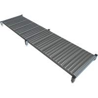 Adjustable Height One-Step Work Platform, 24" W x 97" D, 800 lbs. Capacity, All-Welded Distribution Élite MP