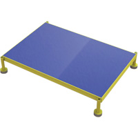 Plateforme de travail en une &eacute;tape &agrave; hauteur r&eacute;glable, 24" la x 36" pr, Capacit&eacute; de 800 lb, Enti&egrave;rement soud&eacute; Distribution Élite MP