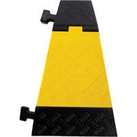 Powerhouse Heavy-Duty Right Turn Cable Protector, 5 Channels, 12" L x 19.75" W x 2.25" H Distribution Élite MP