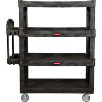 Heavy-Duty Ergo Utility Cart, 4 Tiers, 24-1/4" x 62-2/5" x 54-1/10", 700 lbs. Capacity Distribution Élite MP