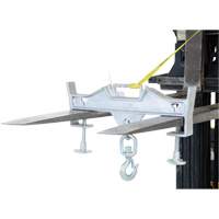 Crochet de levage &agrave; pivot double, Ouverture des fourches 7-1/4" x  2-1/2" Distribution Élite MP