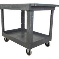 Utility Service Cart, 2 Tiers, 24-5/8" x 32-1/2" x 40", 550 lbs. Capacity Distribution Élite MP