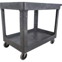 Utility Service Cart, 2 Tiers, 24-5/8" x 32-1/2" x 40", 550 lbs. Capacity Distribution Élite MP