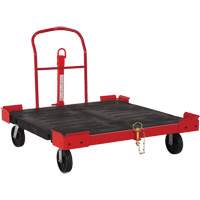 Towable Pallet Cart, 54-1/2" L x 51" W, 2500 lbs. Cap., Polyolefin Wheels Distribution Élite MP