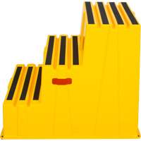 Industrial Step Stool, 3 Steps, 34-13/16" x 22-7/16" x 28-1/2" High Distribution Élite MP