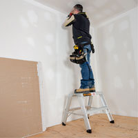 Poste de travail chevalet de sciage portatif, Cadre Aluminium, 12-1/4" p x 24" h Distribution Élite MP