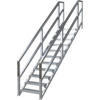 Syst&egrave;me d'escalier modulaire pour la construction de 11-16 marches SmartStairs, 120" ha Distribution Élite MP