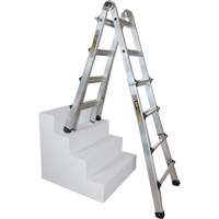 Telescoping Multi-Position Ladder, Aluminum, 300 lbs., CSA Grade 1A Distribution Élite MP