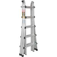Telescoping Multi-Position Ladder, Aluminum, 300 lbs., CSA Grade 1A Distribution Élite MP