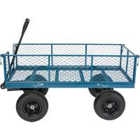 Wagon avec c&ocirc;t&eacute;s rabattables, 24" la x 48" la x Capacit&eacute; 800 lb Distribution Élite MP