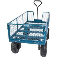 Wagon avec c&ocirc;t&eacute;s rabattables, 24" la x 48" la x Capacit&eacute; 800 lb Distribution Élite MP