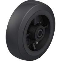 Black Rubber on Cast Iron Core Wheel Distribution Élite MP