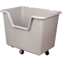 Chariot-caisse Starcart &agrave; c&ocirc;t&eacute; ouvert, Poly&eacute;thyl&egrave;ne, 46" lo x 31" la x 49" h, Volume 24 pi³, Capacit&eacute; 900 lb Distribution Élite MP