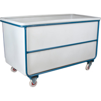 Straight Wall Box Truck, White Polyethylene, 57" L x 34" W x 33" H, 22 cu. ft. Volume, 1000 lbs. Capacity Distribution Élite MP