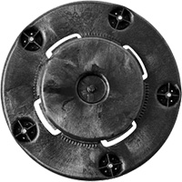 Chariot &agrave; visser Brute, Poly&eacute;thyl&egrave;ne, Noir, Convient aux contenants 20 - 55 US gal. Distribution Élite MP