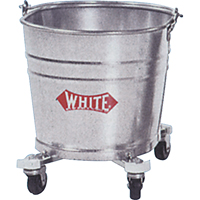 Seaux de lavage en acier, Capacit&eacute; de 6.5 gal. US (26 pintes) Distribution Élite MP