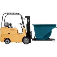 Conteneur autobasculeur, Acier, 3/4 vg³, Bleu Distribution Élite MP