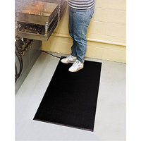 Tapis Comfort-King antistatique, 2' la x 3' lo x 3/8" &eacute;p, Rugueux, Gris Distribution Élite MP
