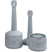 Cendriers Smoker's Cease-Fire, Sur pied, Plastique, Capacit&eacute; 4 gal. US, Hauteur 38-1/2" Distribution Élite MP