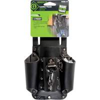 Tool Belt Pouch, Multiple Tool Holder, Leather, 4 Pockets Distribution Élite MP