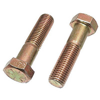 Hex Cap Screw, 3/8" Dia., 4" L, Stainless Steel, Coarse Distribution Élite MP