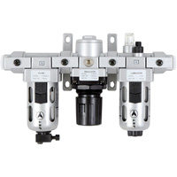 AFRLMI38 3-Piece Intermediate Air Filter, Regulator & Lubricator, 3/8" NPT Distribution Élite MP