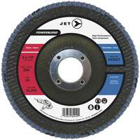 Disque &agrave; lamelles PowerBlend, 7" x 7/8", Type 29, Grain Z40, Alumine de zirconium Distribution Élite MP